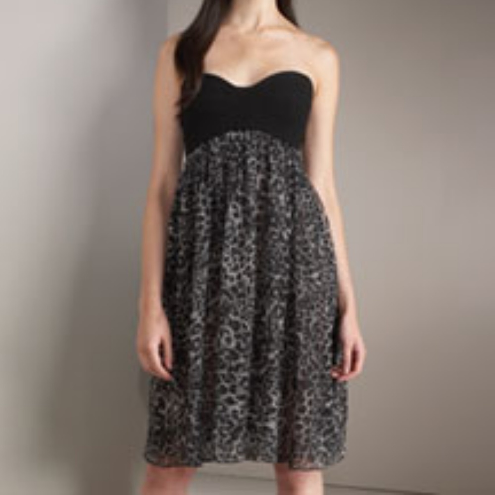DvF ASTI LEOPARD ALL OVER BUSTIER DRESS - Various